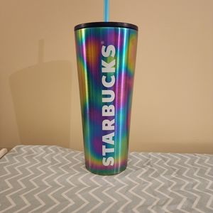 NWT Starbucks stainless steel oilspill tumbler summer 2023